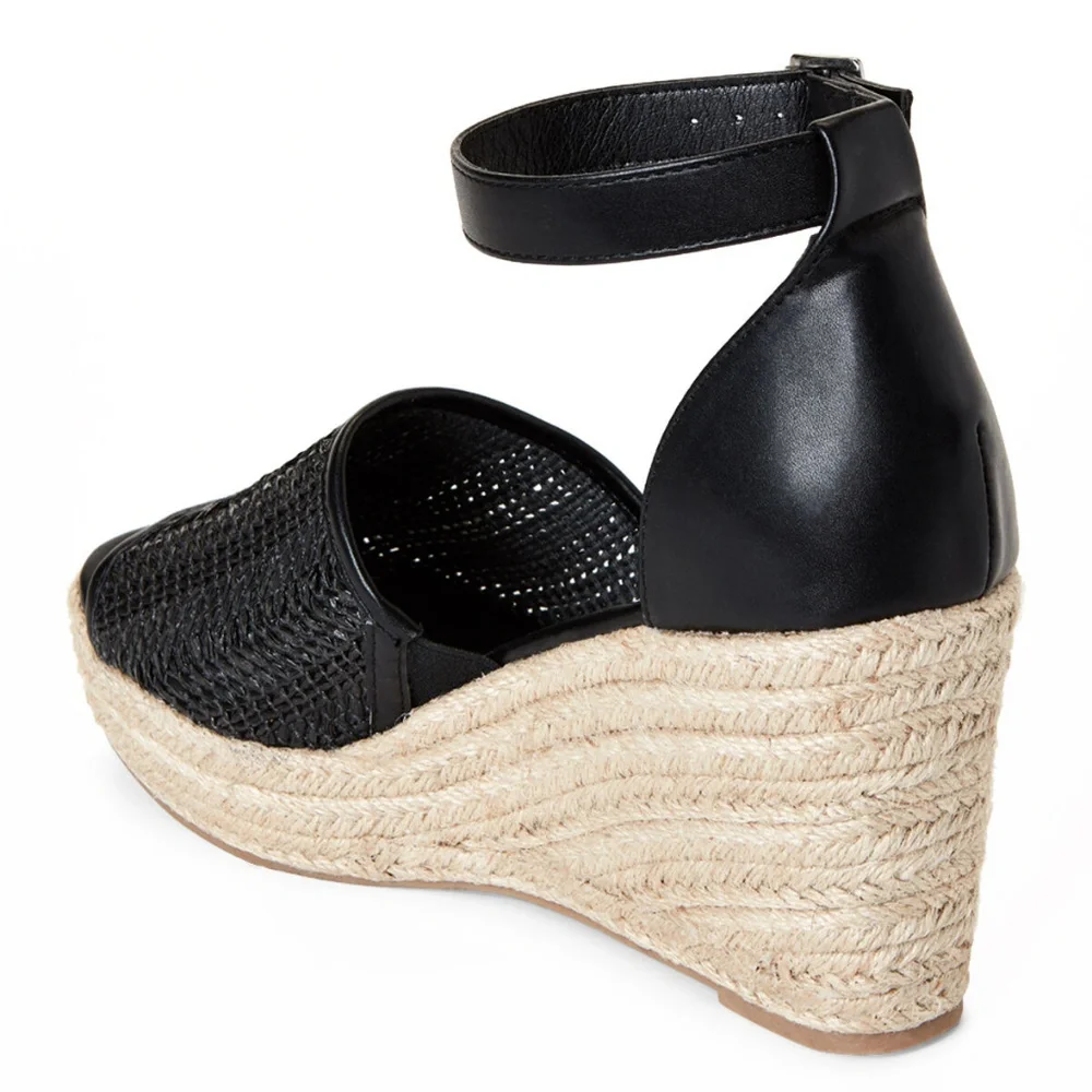 STEVE MADDEN Espadrille Wedge Sandals